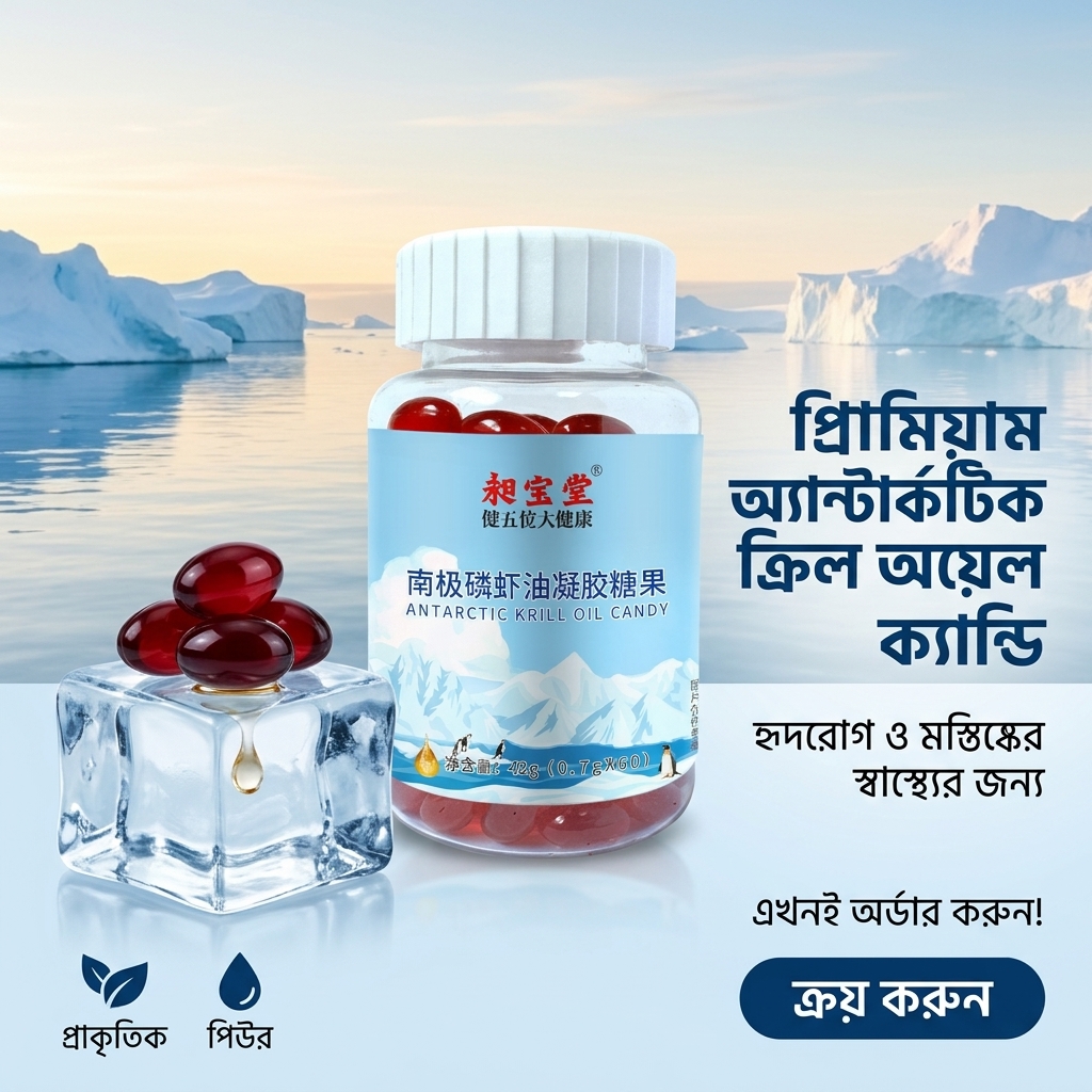 অ্যান্টার্কটিক ক্রিল অয়েল (Antarctic Krill Oil)